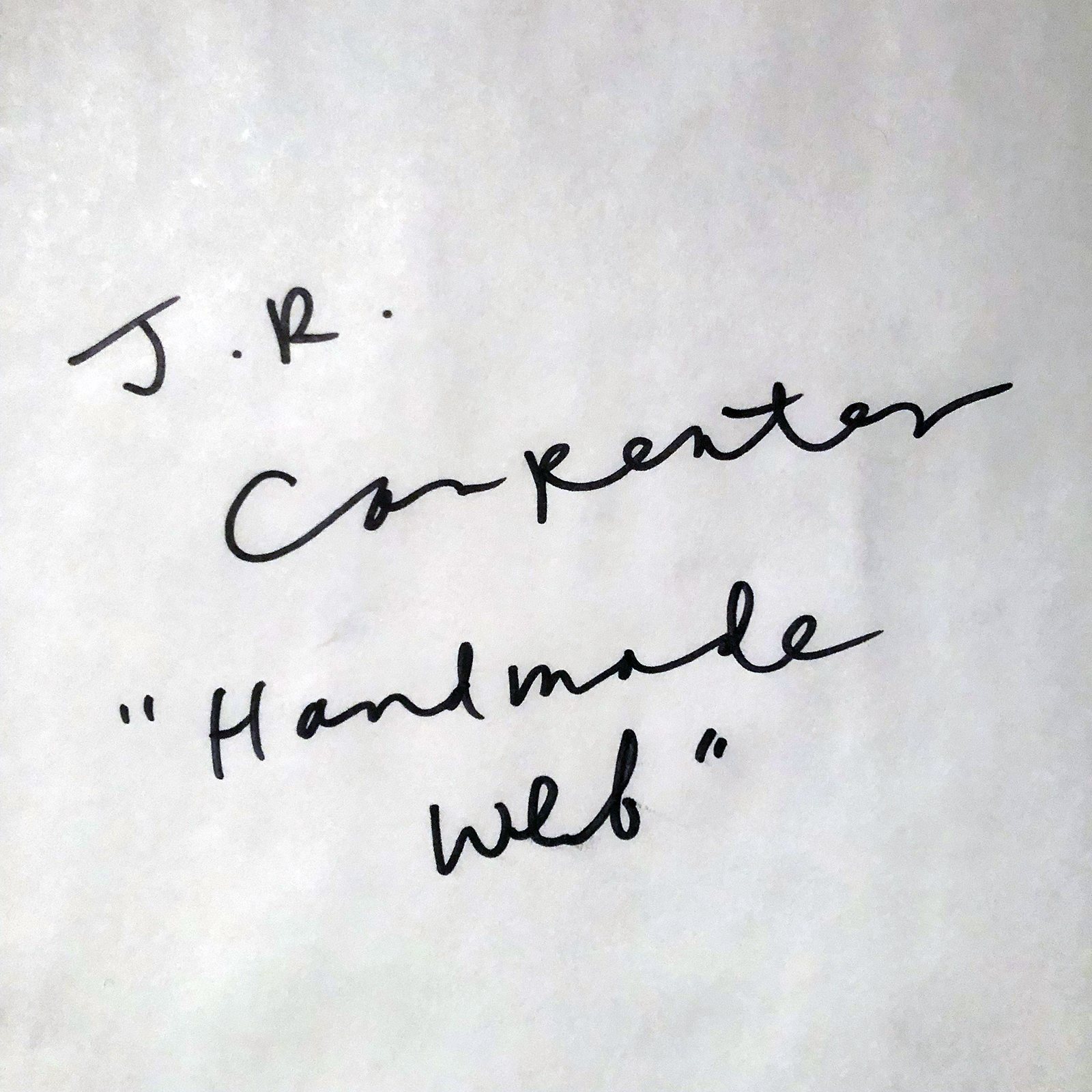 J.R. Carpenter, Handmade Web